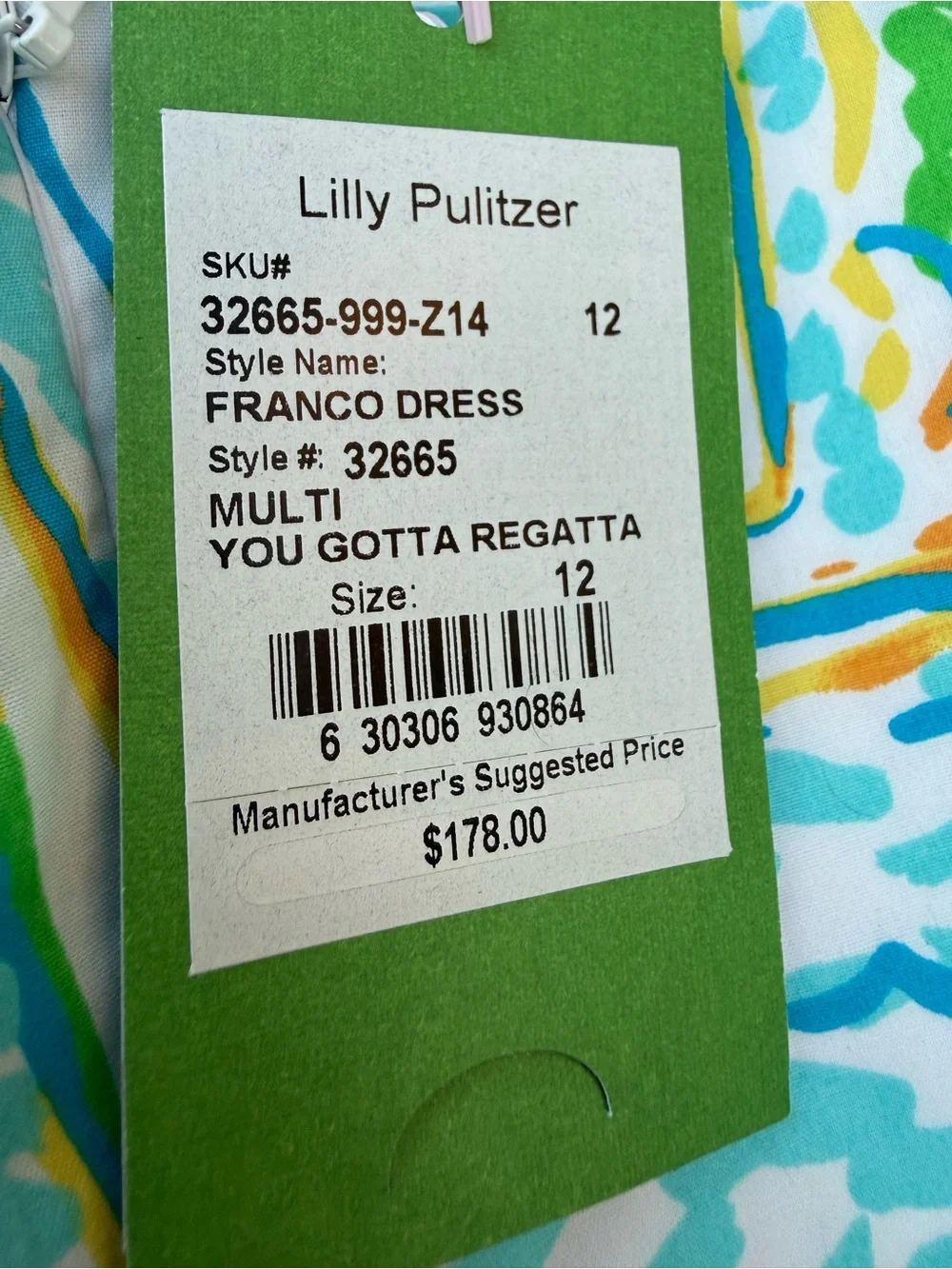Lilly Pulitzer Sailboat Print Shift Dress - Size 12 - fits more like a size 8 - Picture 5 of 6